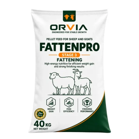 Мешок комбикорма ORVIA для овец и коз Откорм, 40 кг