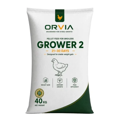 Мешок комбикорма ORVIA для бройлеров Рост 2, 40 кг
