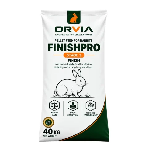Мешок комбикорма ORVIA для кроликов Финиш, 40 кг
