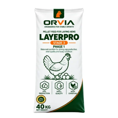 Мешок комбикорма ORVIA для кур-несушек Несушка 1, 40 кг