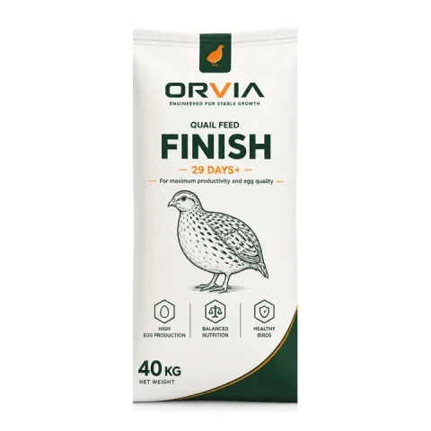Мешок 40 кг комбикорма ORVIA для перепелов, стадия Финиш