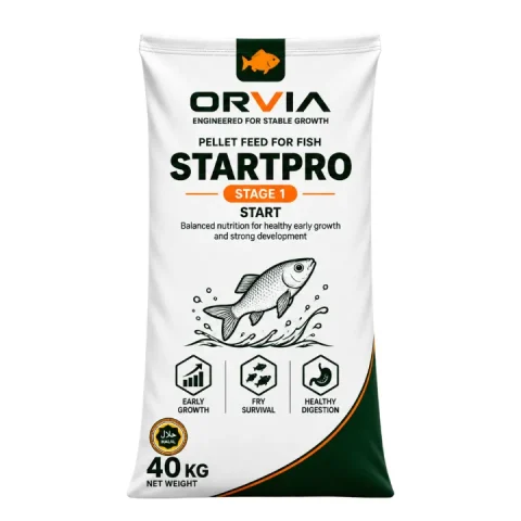 Мешок комбикорма ORVIA для рыбы Старт, 40 кг
