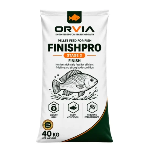 Мешок комбикорма ORVIA для рыбы Финиш, 40 кг