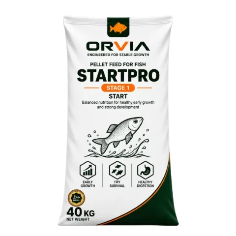 Мешок комбикорма ORVIA для рыбы, 40 кг